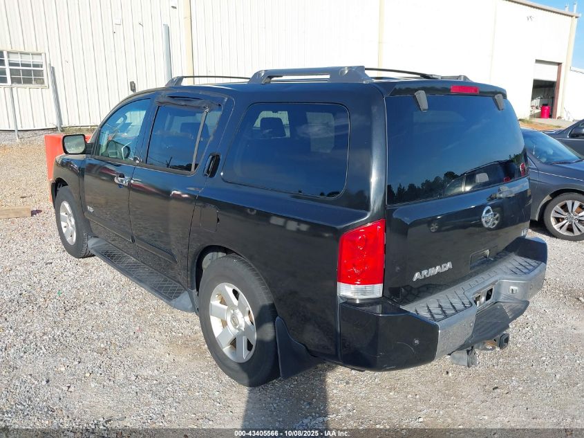 2006 Nissan Armada Le VIN: 5N1AA08A76N709269 Lot: 43405566