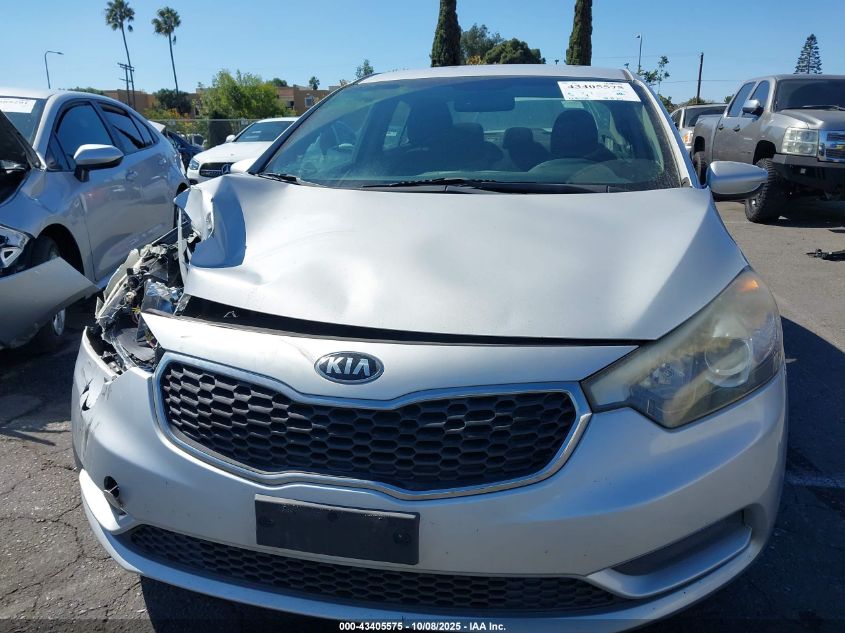 2016 Kia Forte Lx VIN: KNAFK4A64G5593600 Lot: 43405575