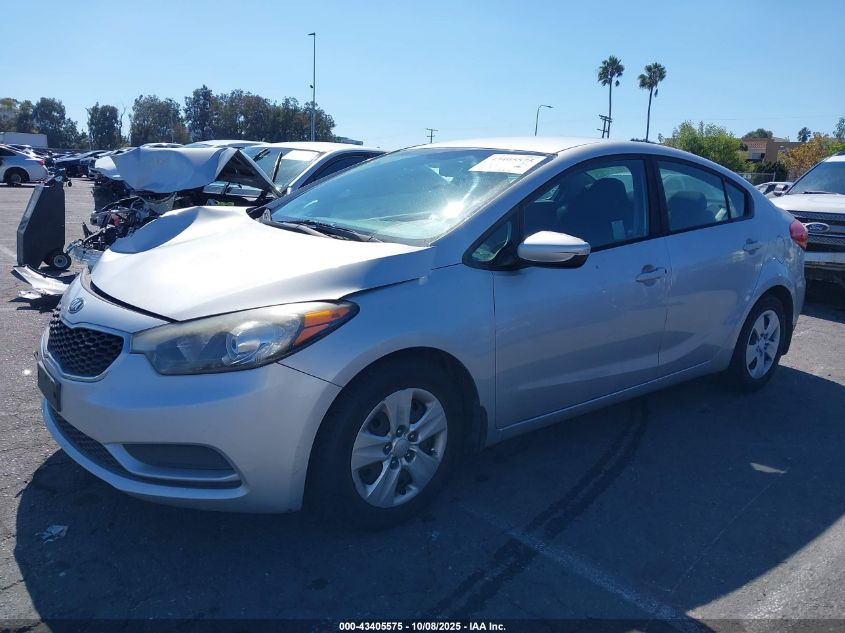 2016 Kia Forte Lx VIN: KNAFK4A64G5593600 Lot: 43405575