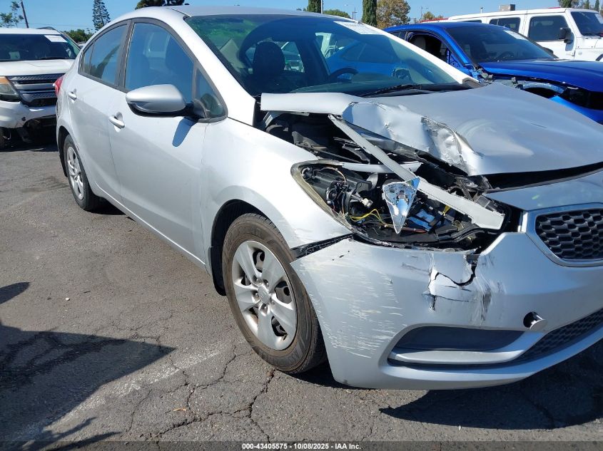 2016 Kia Forte Lx VIN: KNAFK4A64G5593600 Lot: 43405575