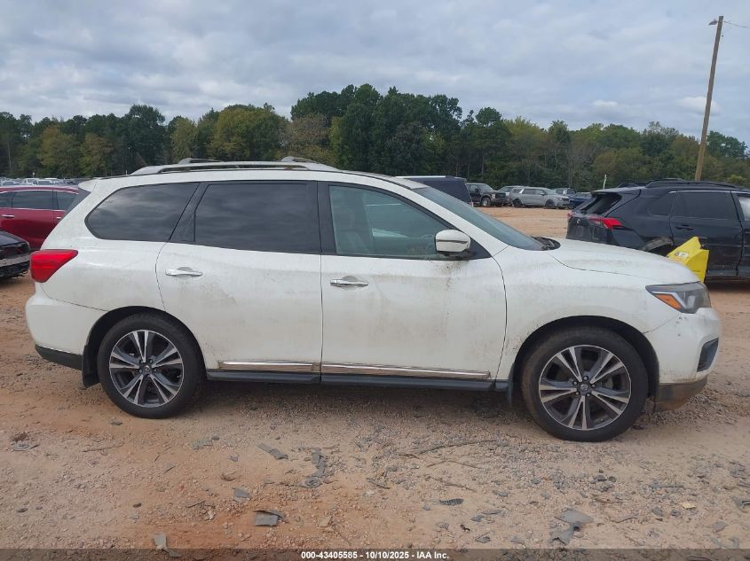 2017 Nissan Pathfinder Platinum VIN: 5N1DR2MN5HC640638 Lot: 43405585