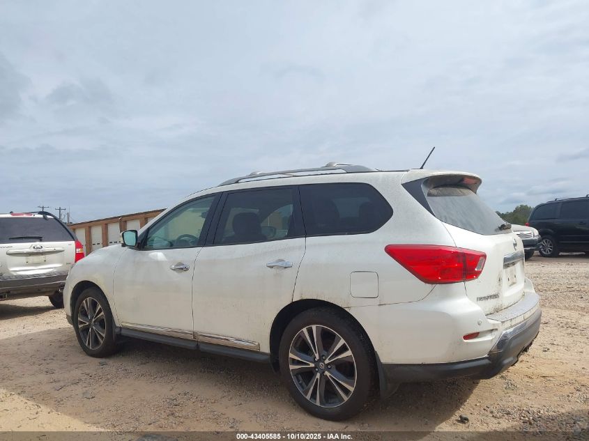 2017 Nissan Pathfinder Platinum VIN: 5N1DR2MN5HC640638 Lot: 43405585