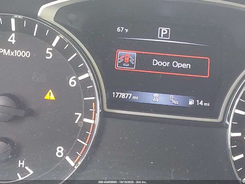 2017 Nissan Pathfinder Platinum VIN: 5N1DR2MN5HC640638 Lot: 43405585