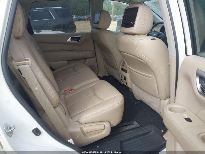 2017 Nissan Pathfinder Platinum VIN: 5N1DR2MN5HC640638 Lot: 43405585