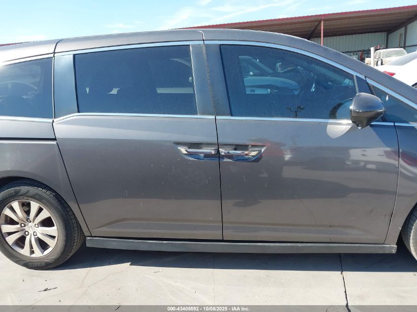 2016 Honda Odyssey Ex-L VIN: 5FNRL5H67GB006071 Lot: 43405592