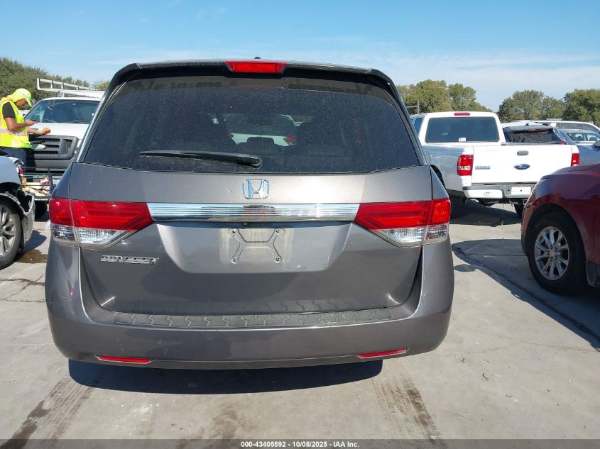 2016 Honda Odyssey Ex-L VIN: 5FNRL5H67GB006071 Lot: 43405592