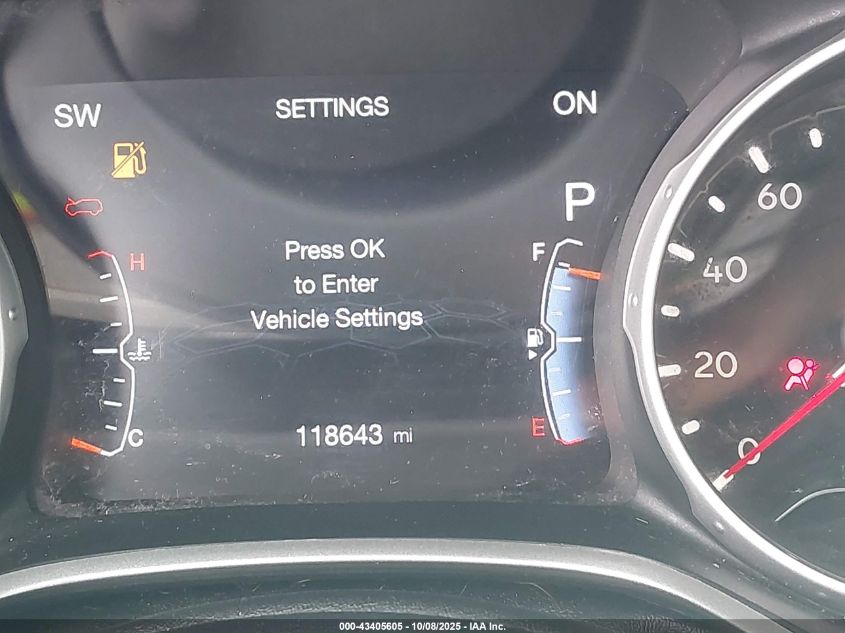 2019 Jeep Compass Limited Fwd VIN: 3C4NJCCB8KT802190 Lot: 43405605