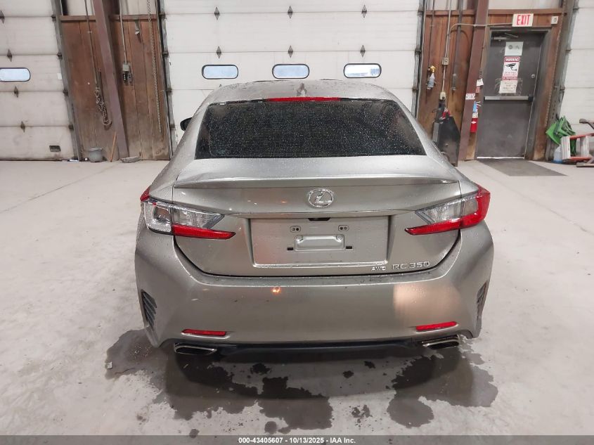 2015 Lexus Rc 350 VIN: JTHSE5BC9F5005352 Lot: 43405607