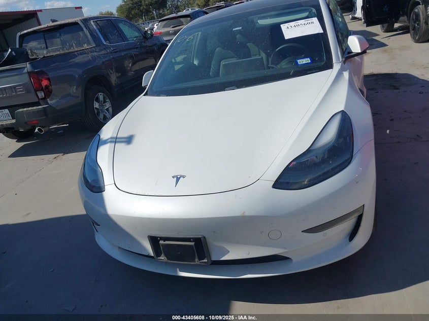 2021 Tesla Model 3 Long Range Dual Motor All-Wheel Drive VIN: 5YJ3E1EB2MF872377 Lot: 43405608