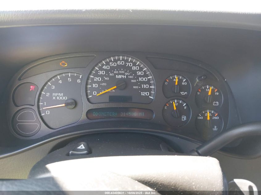 2005 Chevrolet Silverado 1500 Ls VIN: 2GCEC13T451334360 Lot: 43405631