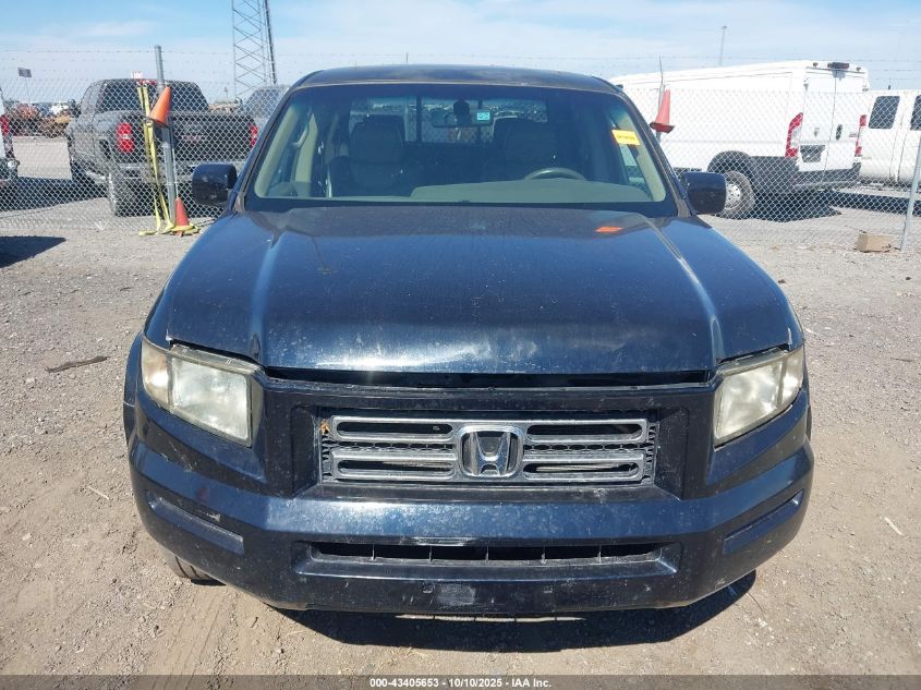 2006 Honda Ridgeline Rtl VIN: 2HJYK16516H505759 Lot: 43405653