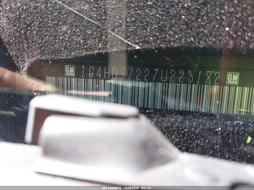 2007 Buick Lucerne Cxl VIN: 1G4HD57227U223182 Lot: 43405676