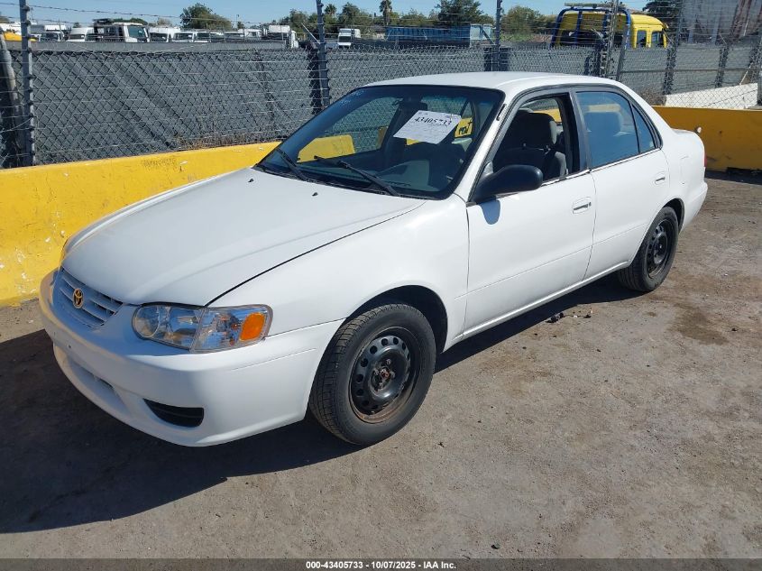 2001 Toyota Corolla Le VIN: 1NXBR12E91Z472104 Lot: 43405733