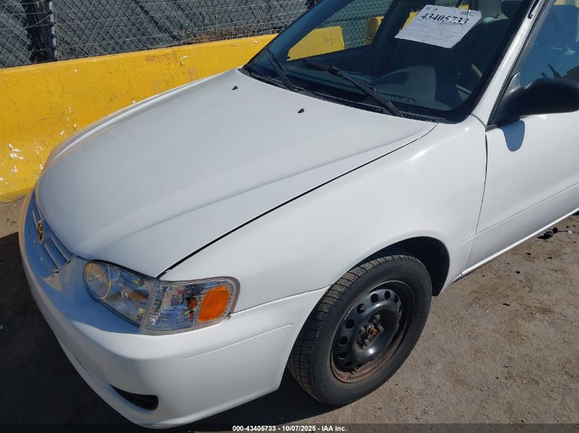 2001 Toyota Corolla Le VIN: 1NXBR12E91Z472104 Lot: 43405733