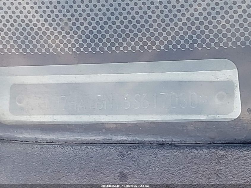 2006 Dodge Ram 1500 Slt VIN: 1D7HA18N16S617030 Lot: 43405740