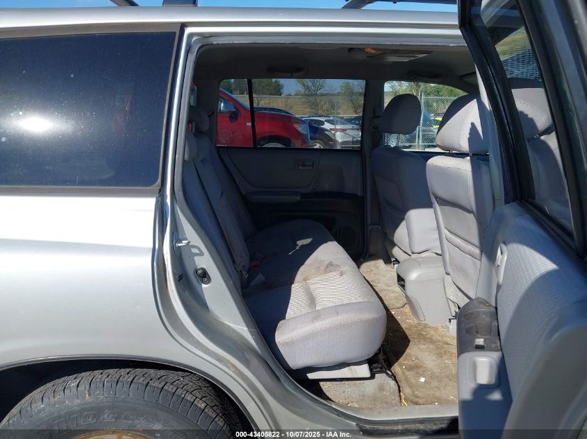 2007 Toyota Highlander VIN: JTEGD21A470161219 Lot: 43405822