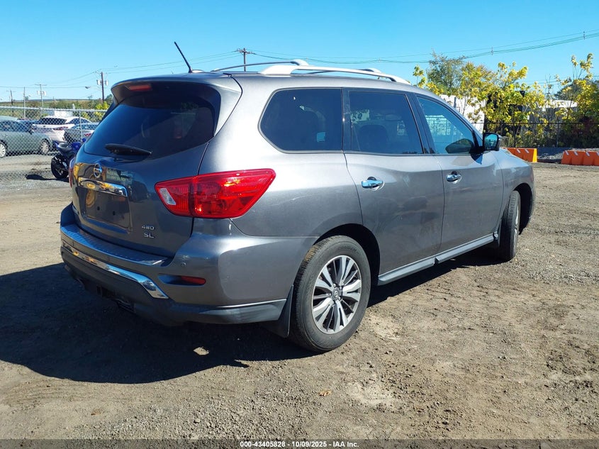 2017 NISSAN PATHFINDER SL 5N1DR2MM6HC629302