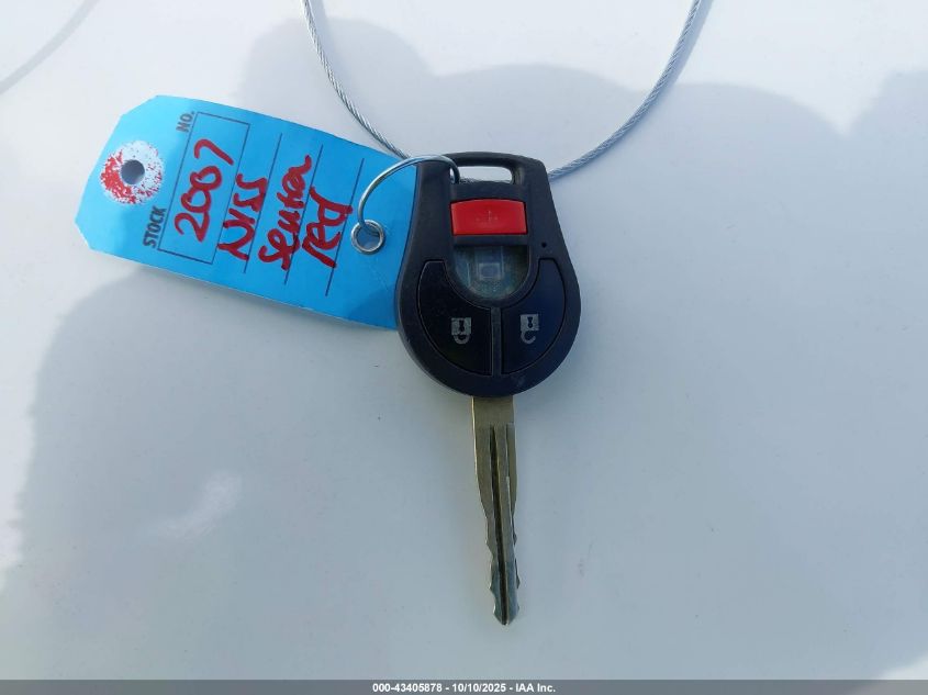 2007 Nissan Sentra 2.0 VIN: 3N1AB61E57L627532 Lot: 43405878