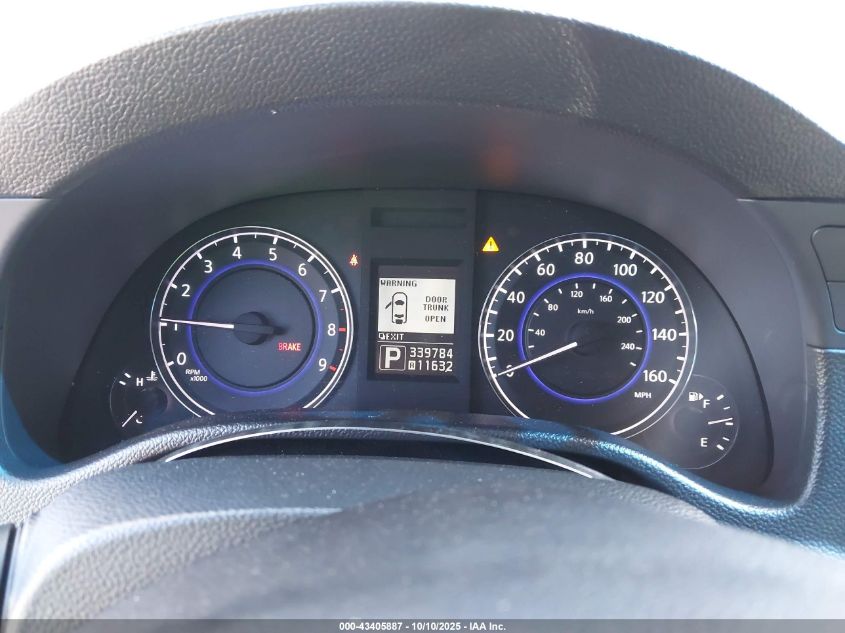 2011 Infiniti G37X VIN: JN1CV6EL9BM260027 Lot: 43405887