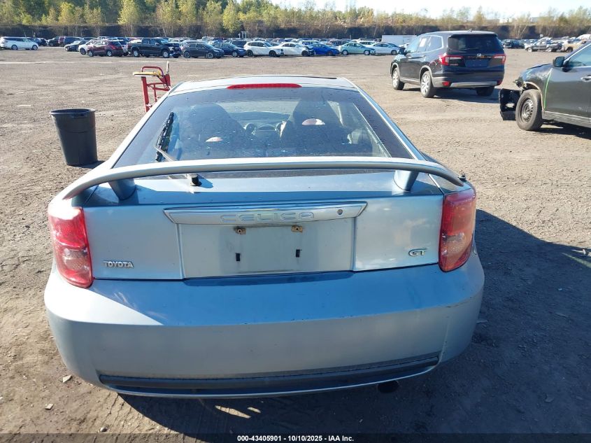 2003 Toyota Celica Gt VIN: JTDDR32T630166351 Lot: 43405901