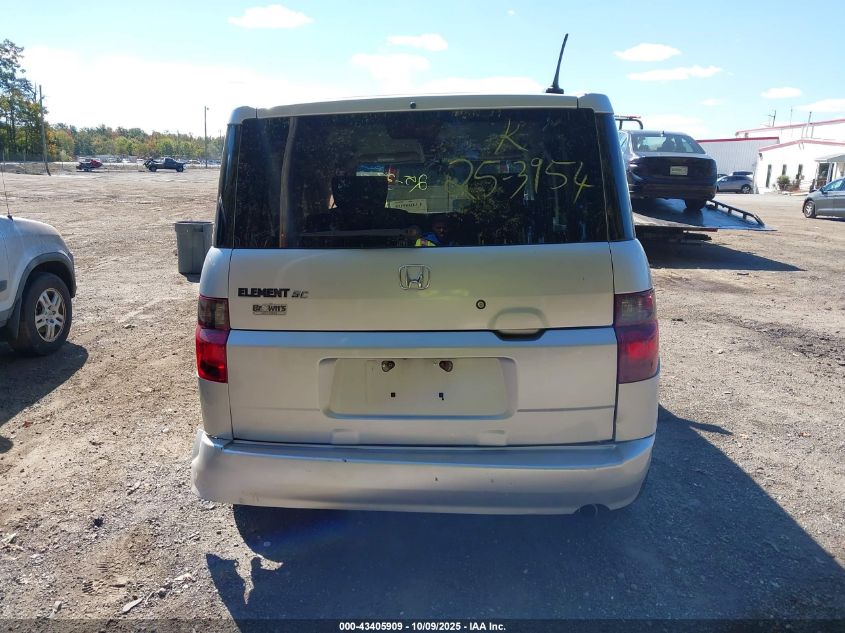 2008 Honda Element Sc VIN: 5J6YH18938L017240 Lot: 43405909