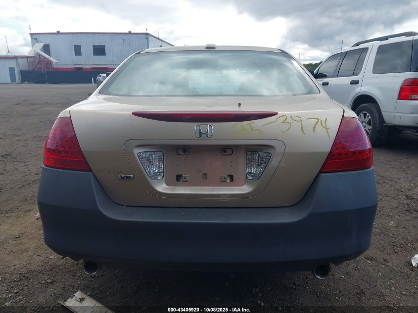 2006 Honda Accord 3.0 Ex VIN: 1HGCM66846A013923 Lot: 43405920