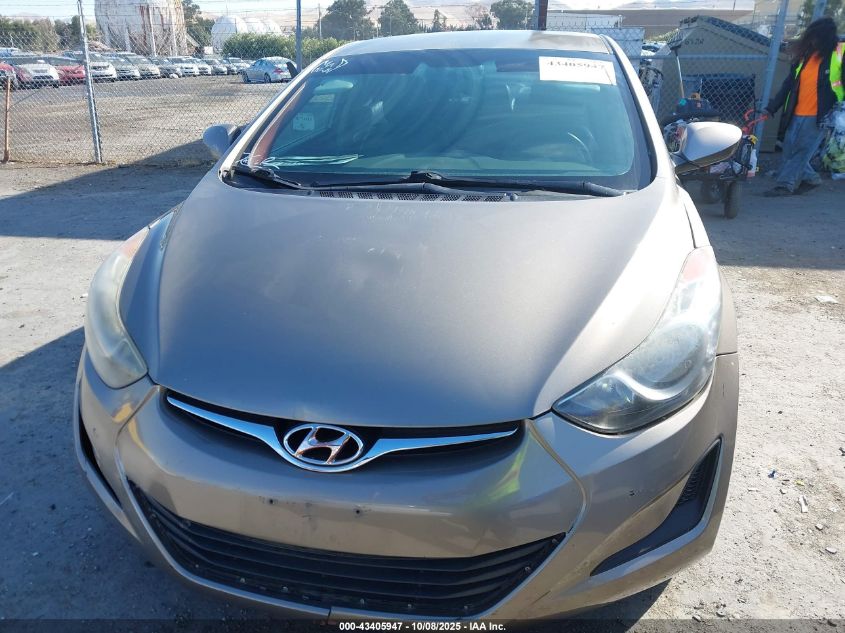 2013 Hyundai Elantra Gls VIN: 5NPDH4AE0DH241108 Lot: 43405947