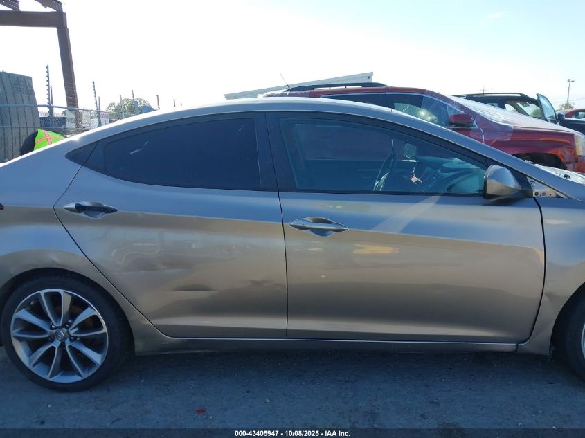 2013 Hyundai Elantra Gls VIN: 5NPDH4AE0DH241108 Lot: 43405947
