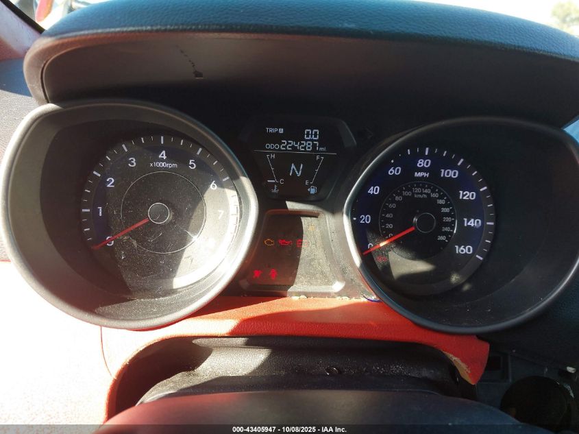 2013 Hyundai Elantra Gls VIN: 5NPDH4AE0DH241108 Lot: 43405947