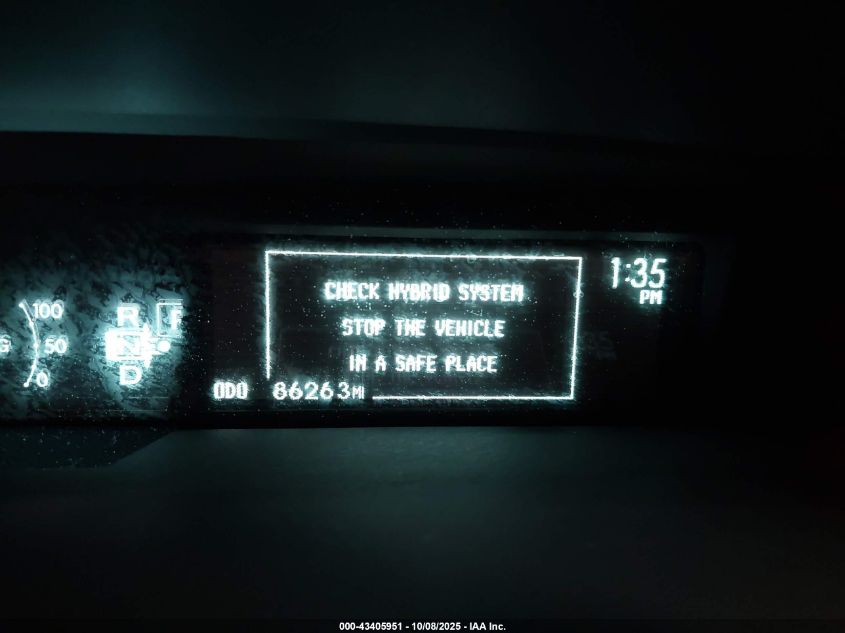 2013 Toyota Prius Five VIN: JTDKN3DU4D5647440 Lot: 43405951