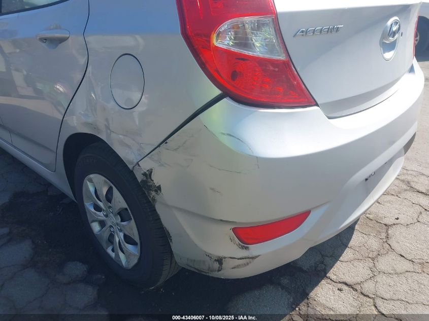 2016 Hyundai Accent Se VIN: KMHCT5AE3GU274884 Lot: 43406007