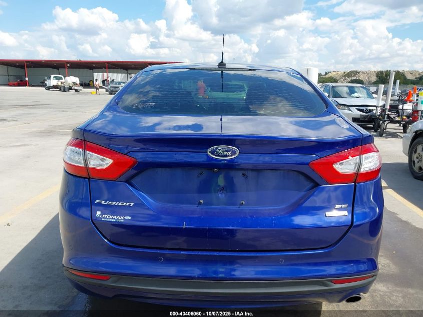 2016 Ford Fusion Se VIN: 3FA6P0HD9GR314498 Lot: 43406060