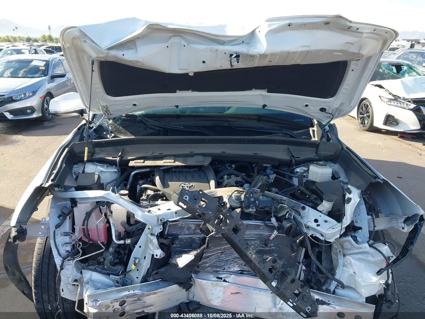 2024 Toyota Highlander 2.4 Lander Xle White Lot 111043406088 Vin 5TDAAAA55RS010065