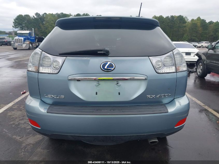 2008 Lexus Rx 400H VIN: JTJHW31U082056604 Lot: 43406111