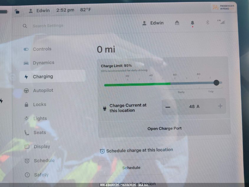 2020 Tesla Model Y Long Range Dual Motor All-Wheel Drive VIN: 5YJYGDEE2LF053962 Lot: 43406129