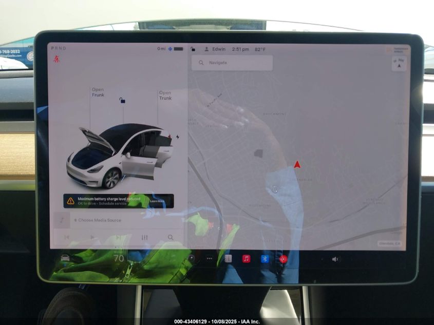 2020 Tesla Model Y Long Range Dual Motor All-Wheel Drive VIN: 5YJYGDEE2LF053962 Lot: 43406129