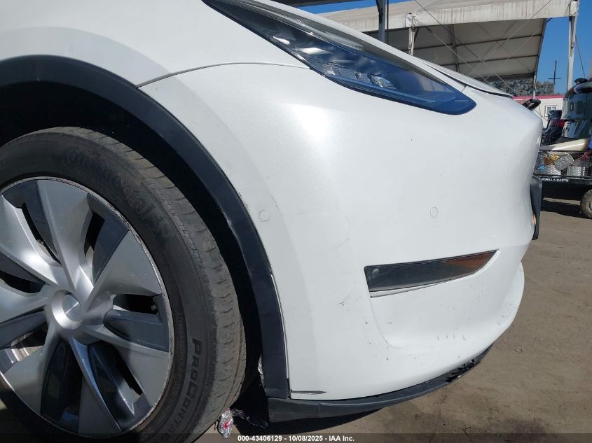 2020 Tesla Model Y Long Range Dual Motor All-Wheel Drive VIN: 5YJYGDEE2LF053962 Lot: 43406129