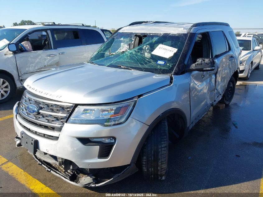 2018 Ford Explorer Xlt VIN: 1FM5K7D89JGA38016 Lot: 43406143