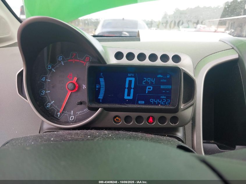 2015 Chevrolet Sonic Lt Auto VIN: 1G1JC6SH4F4218888 Lot: 43406248