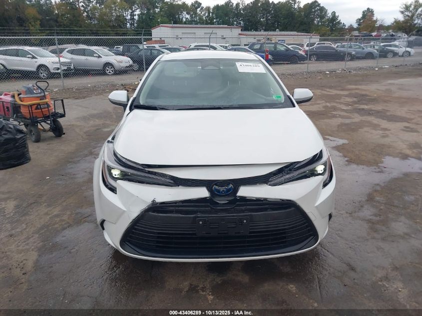 2024 Toyota Corolla Hybrid Le VIN: JTDBCMFE2RJ031252 Lot: 43406289