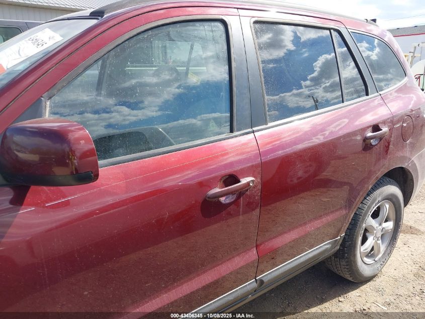 2008 Hyundai Santa Fe Gls VIN: 5NMSG13D58H182007 Lot: 43406345