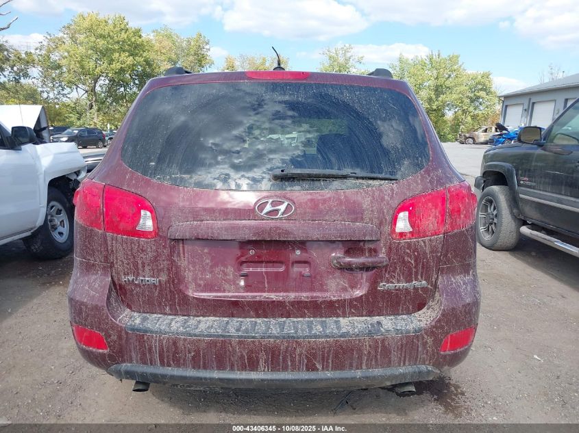 2008 Hyundai Santa Fe Gls VIN: 5NMSG13D58H182007 Lot: 43406345