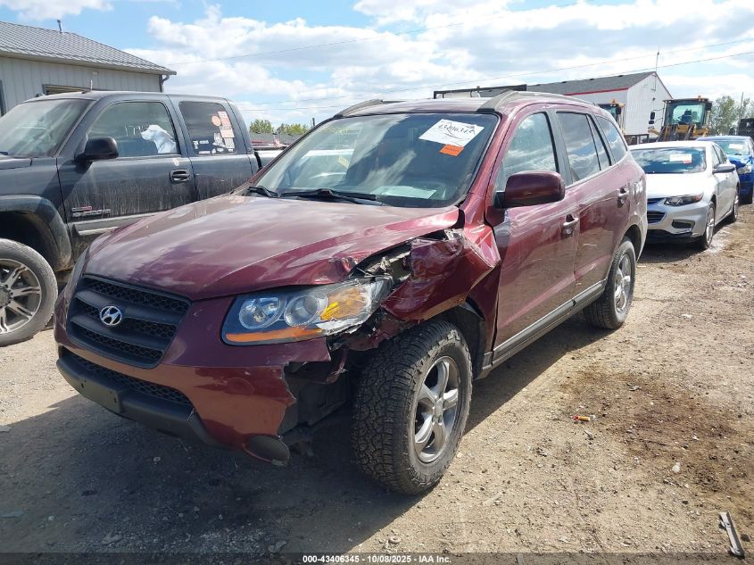 2008 Hyundai Santa Fe Gls VIN: 5NMSG13D58H182007 Lot: 43406345