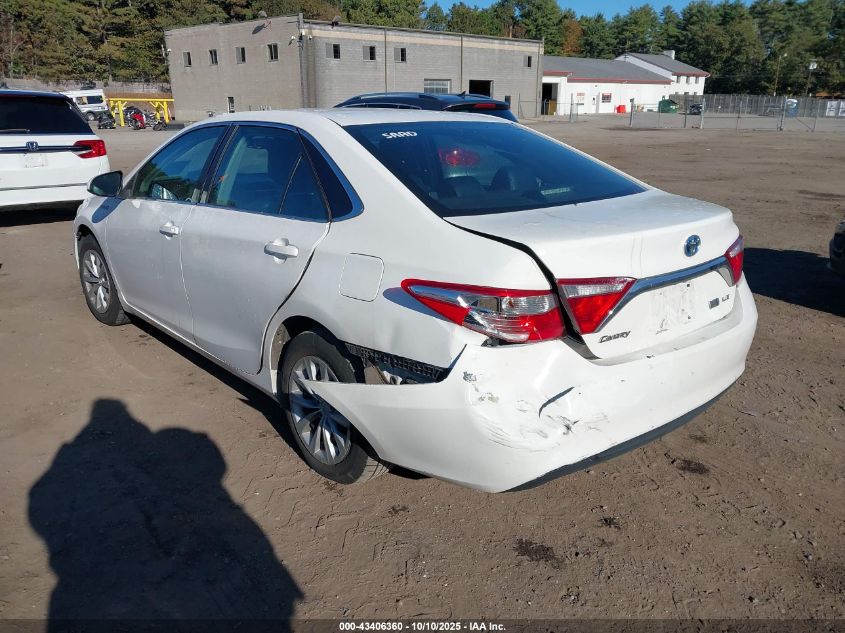 2016 Toyota Camry Hybrid Le VIN: 4T1BD1FK6GU183009 Lot: 43406360
