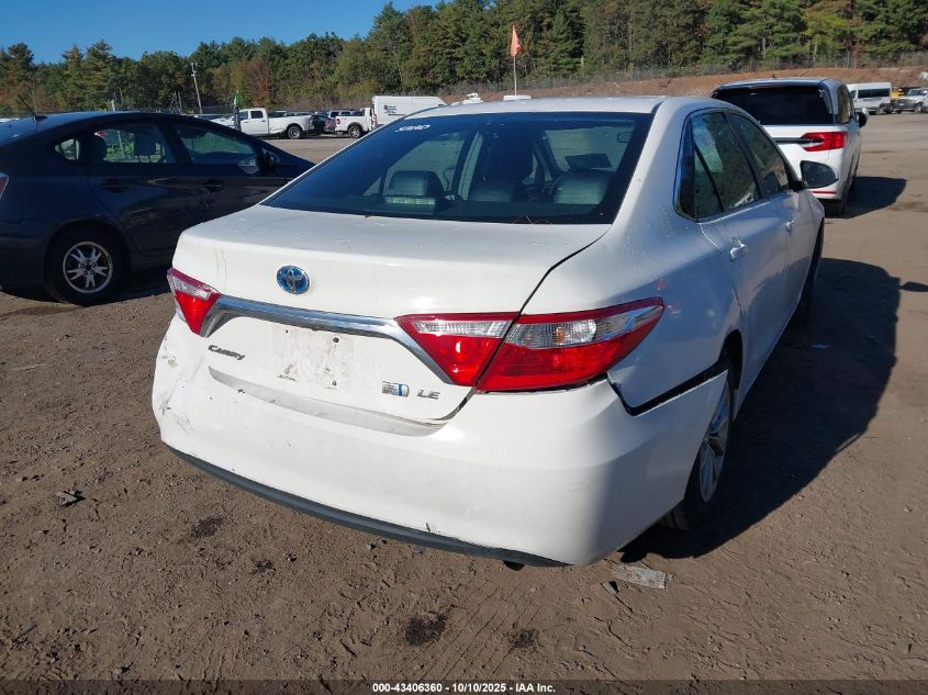 2016 Toyota Camry Hybrid Le VIN: 4T1BD1FK6GU183009 Lot: 43406360