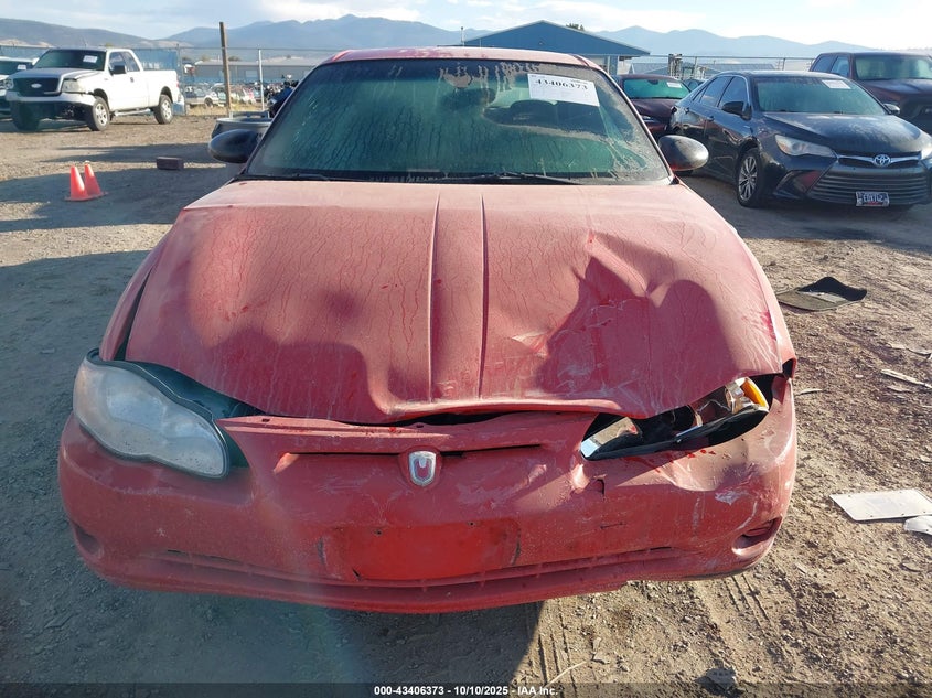 2005 Chevrolet Monte Carlo Ls VIN: 2G1WW12E359215076 Lot: 43406373