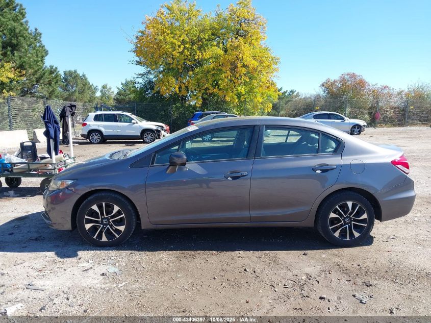 2014 Honda Civic Ex VIN: 19XFB2F8XEE011695 Lot: 43406397