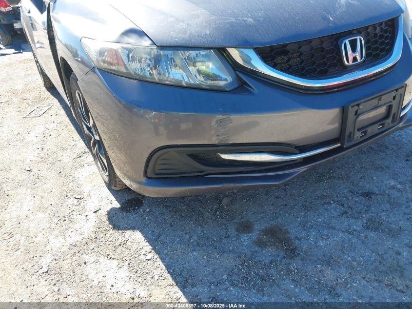 2014 Honda Civic Ex VIN: 19XFB2F8XEE011695 Lot: 43406397