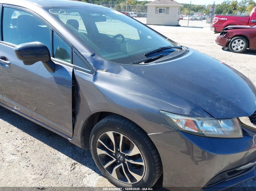 2014 Honda Civic Ex VIN: 19XFB2F8XEE011695 Lot: 43406397