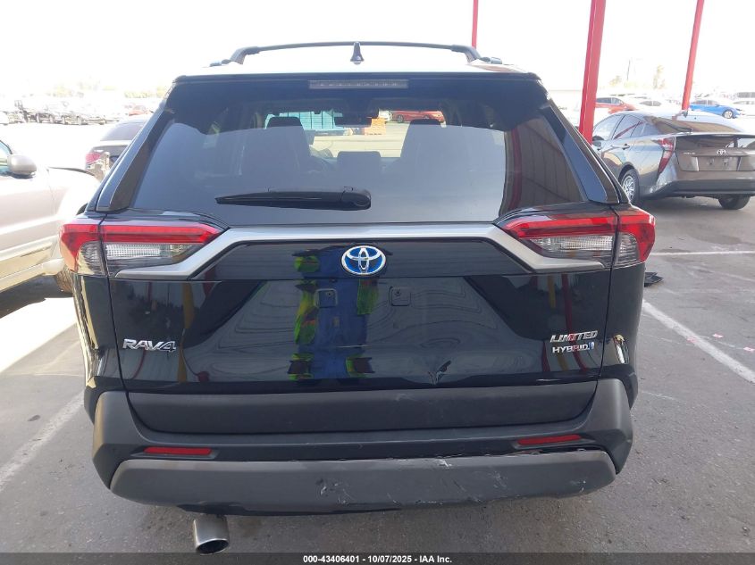 2020 Toyota Rav4 Hybrid Limited VIN: 2T3DWRFV1LW051885 Lot: 43406401